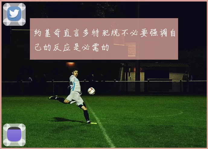 约基奇直言多特犯规不必要强调自己的反应是必需的